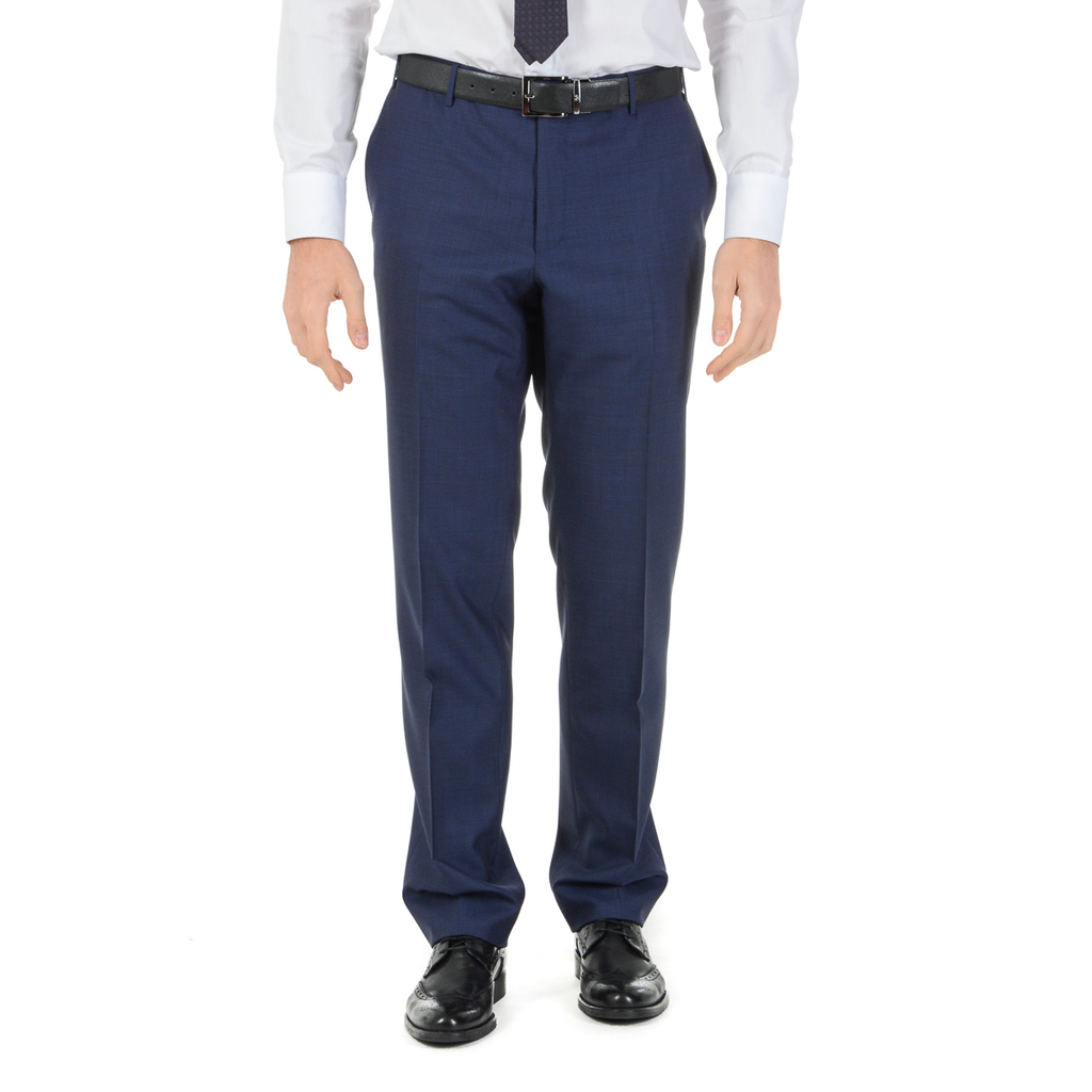 Corneliani Mens Suit Long Sleeves Blue Super 110's