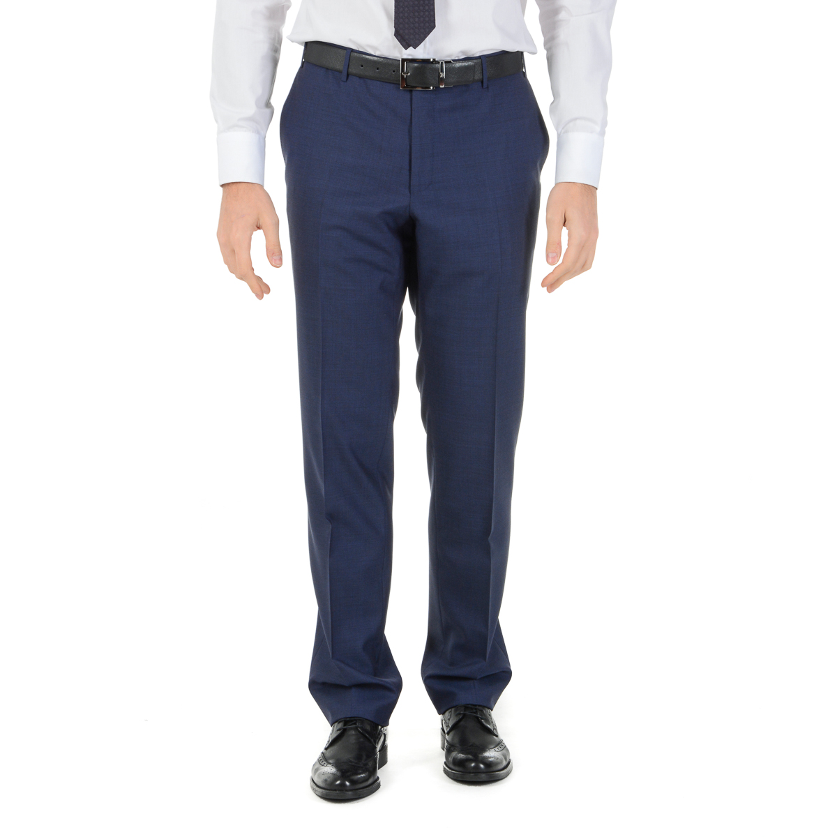 Corneliani Mens Suit Long Sleeves Blue Super 110's