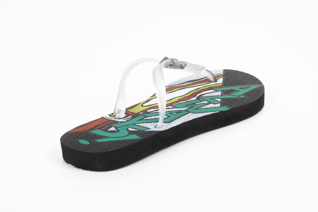 Chanclas Coca Cola para mujer CCA0591 POP ART GARRAFA GIRLS NEGRO