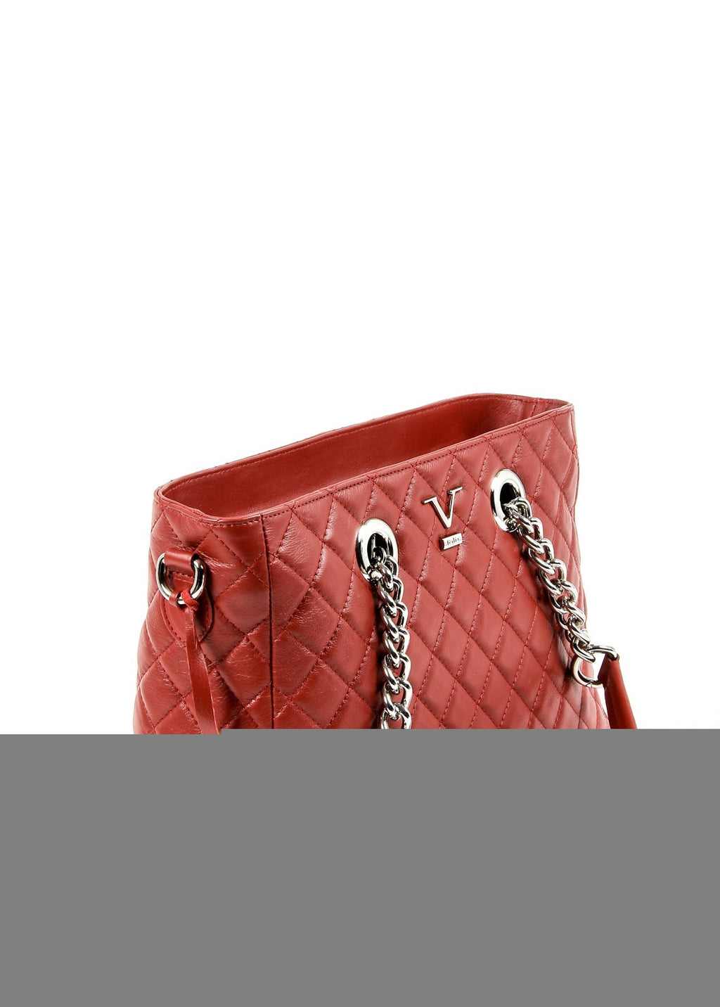 Bolso de mano para mujer V 1969 Italia V011-S RUGA ROJO