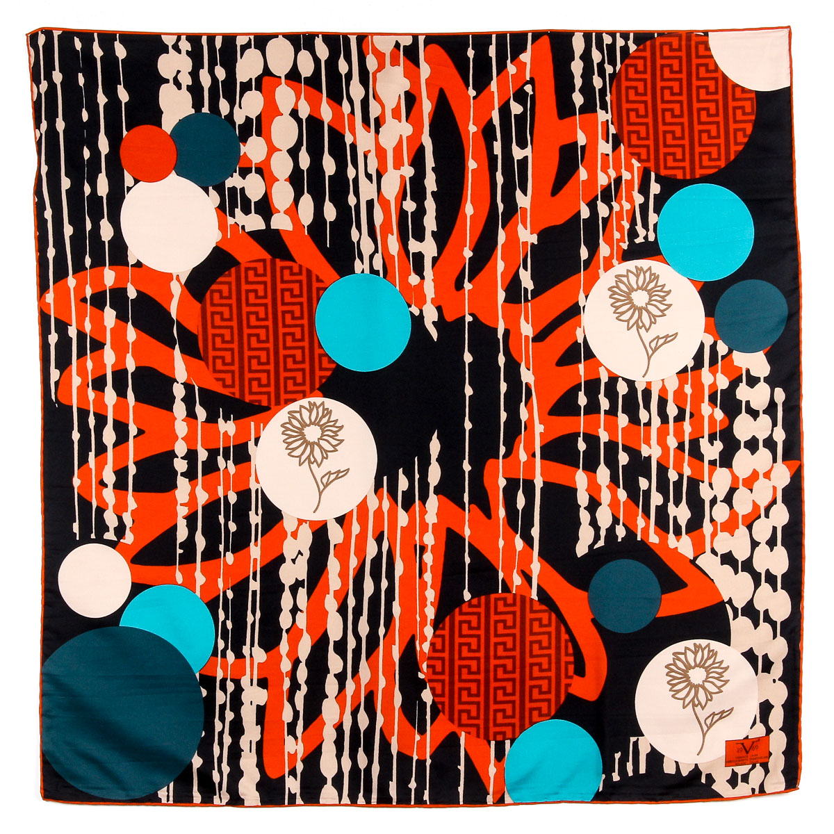 Bufanda de mujer V 1969 Italia