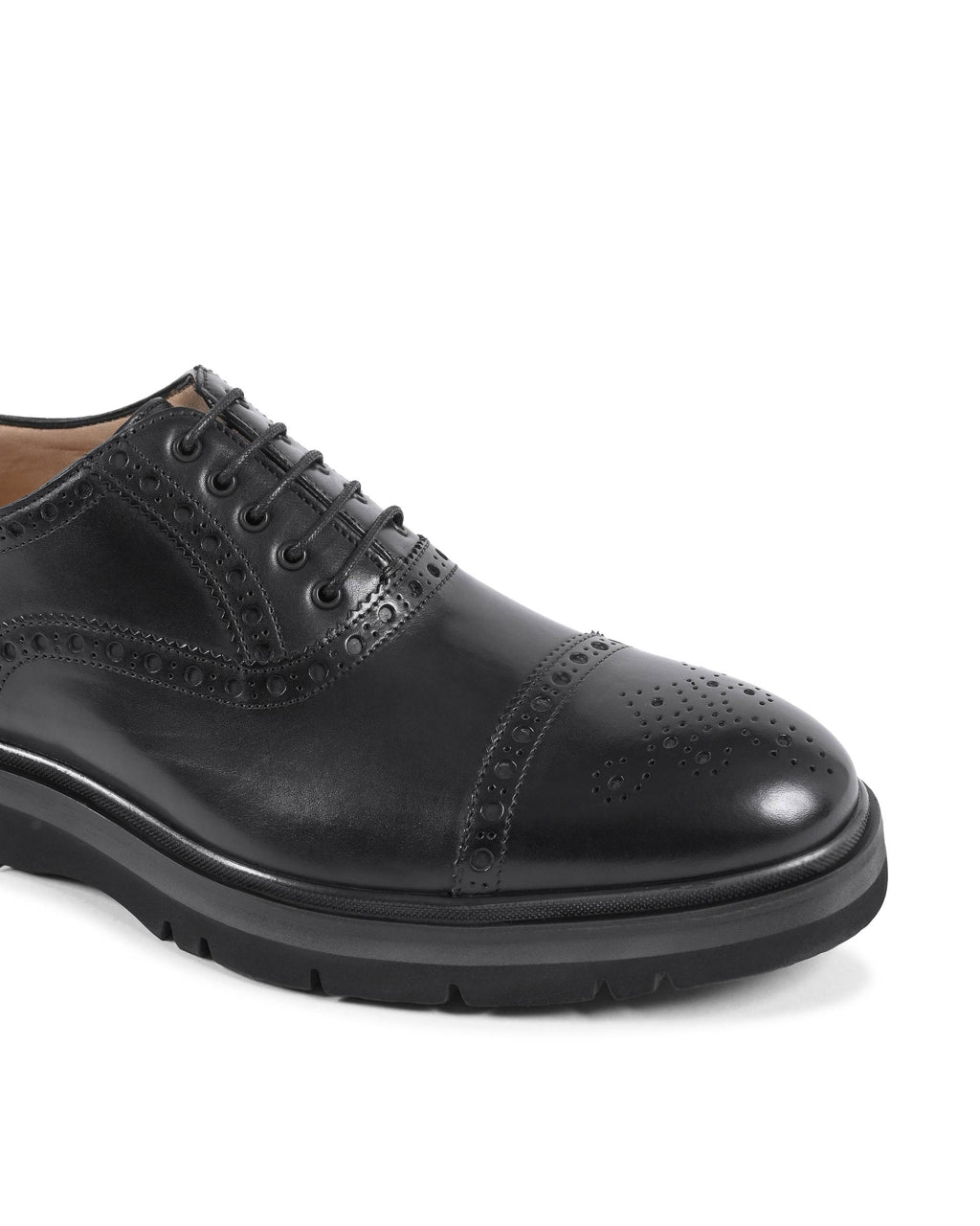 Dee Ocleppo Zapatos brogue para hombre EB132 VITELLO NERO