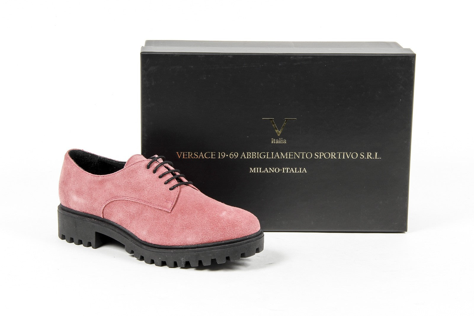 Zapato con cordones para mujer V 1969 Italia C01 CAMOSCIO FUXIA