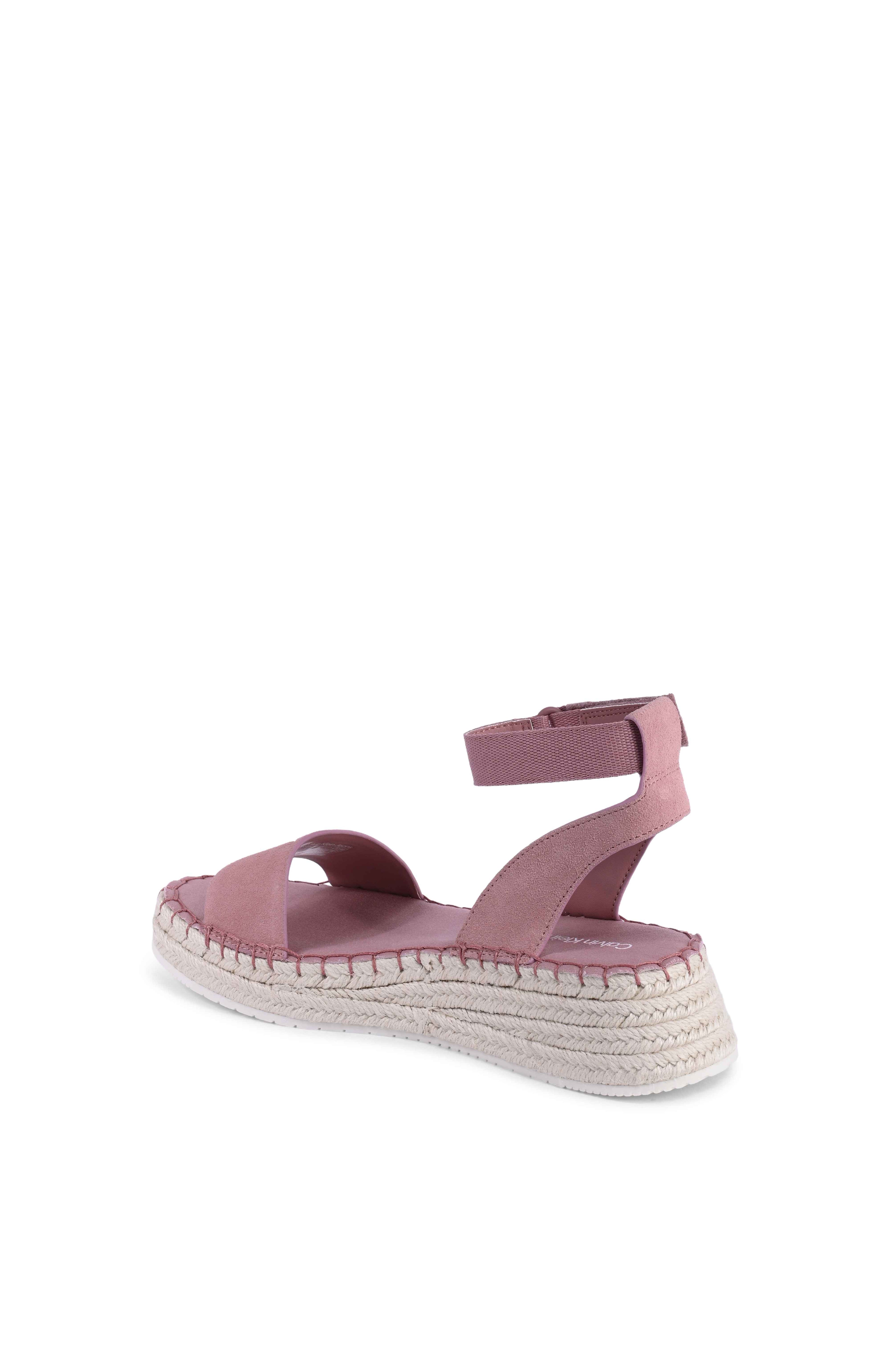 Calvin Klein - Sandalias de cuña para mujer, color rosa, YW0YW00977TQY