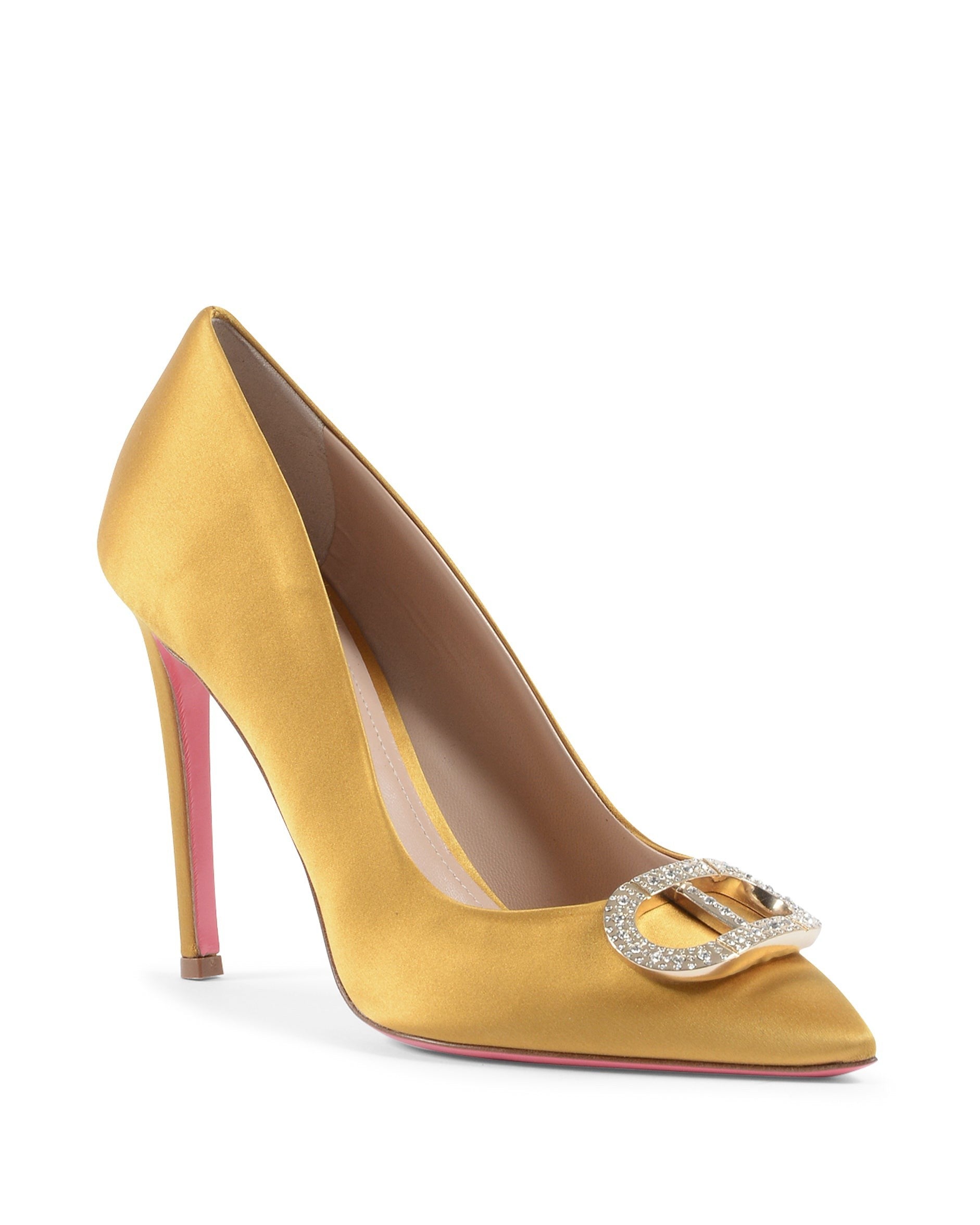 Zapatos de salón de satén de Cenicienta