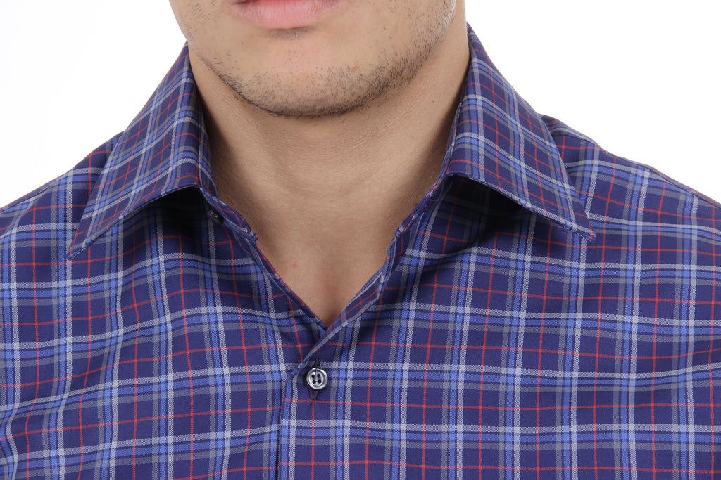 Camisa clásica moderna de corte italiano para hombre V 1969, talla 377, 034