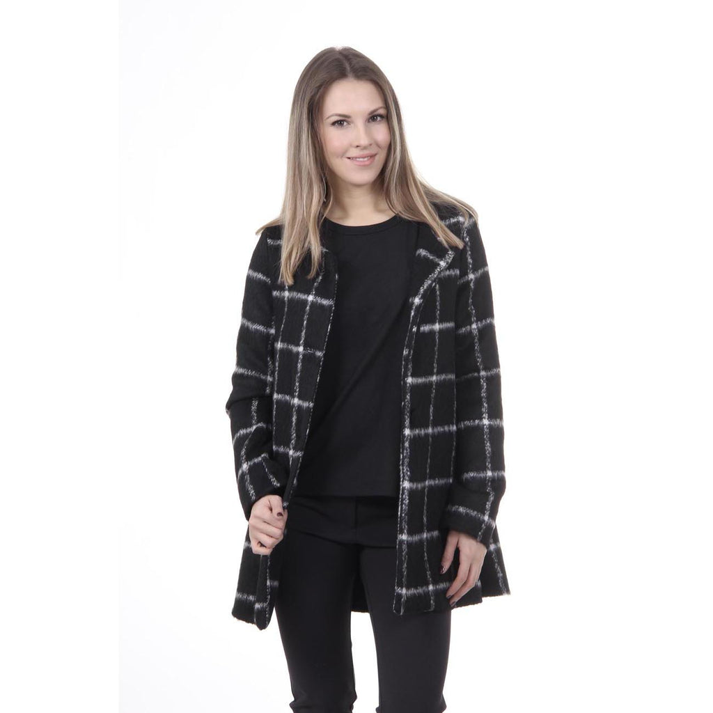 Abrigo Mujer V 1969 Italia CAPPOTTO BAMBOLINA TESS. sara nero