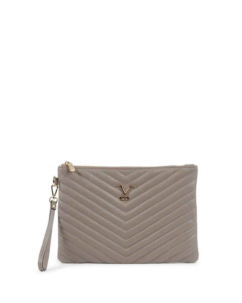 Clutch Mujer V Italia Taupe V613 52 SAUVAGE MARMO