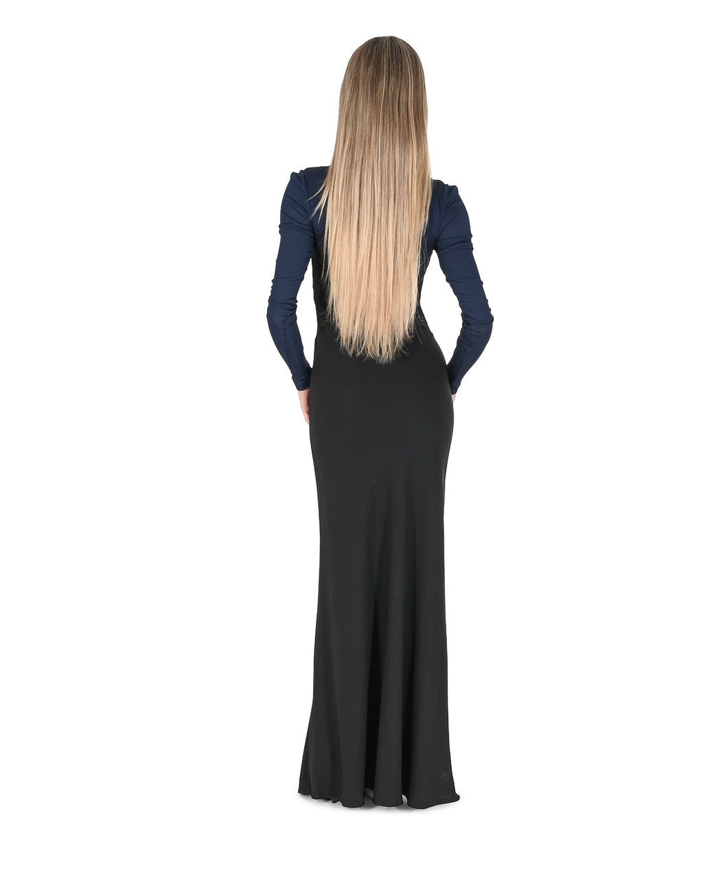 Vestido Christopher Esber para mujer 24033117 AZUL/NEGRO 5B2