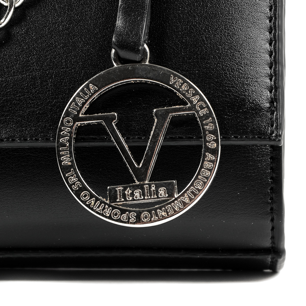 V 1969 Italia Womens Handbag Black BOLLA