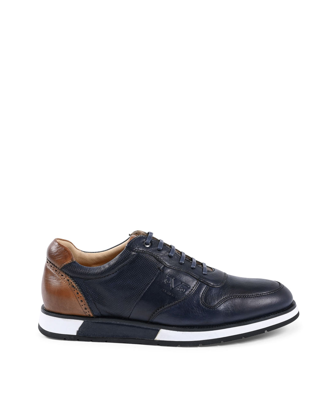 19V69 Italia Zapatillas para hombre Azul marino YO Y375-A3 NAVY