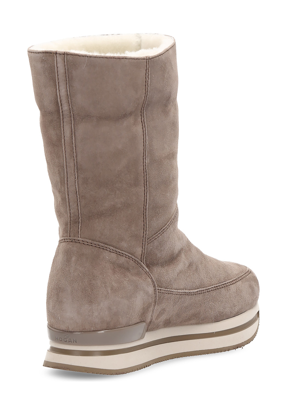Bota alta Hogan para mujer, color marrón, HXW2410O720CCR0C407