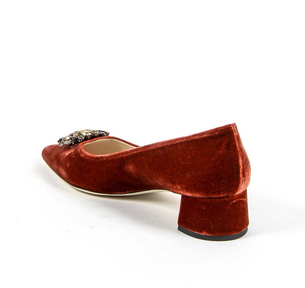 19V69 Italia Zapatos de salón para mujer 3110276 VELLUTO ROSSO