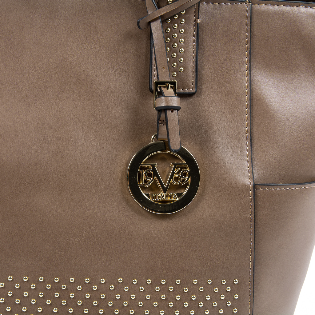 Bolso de mano para mujer V 1969 Italia marrón VERONICA