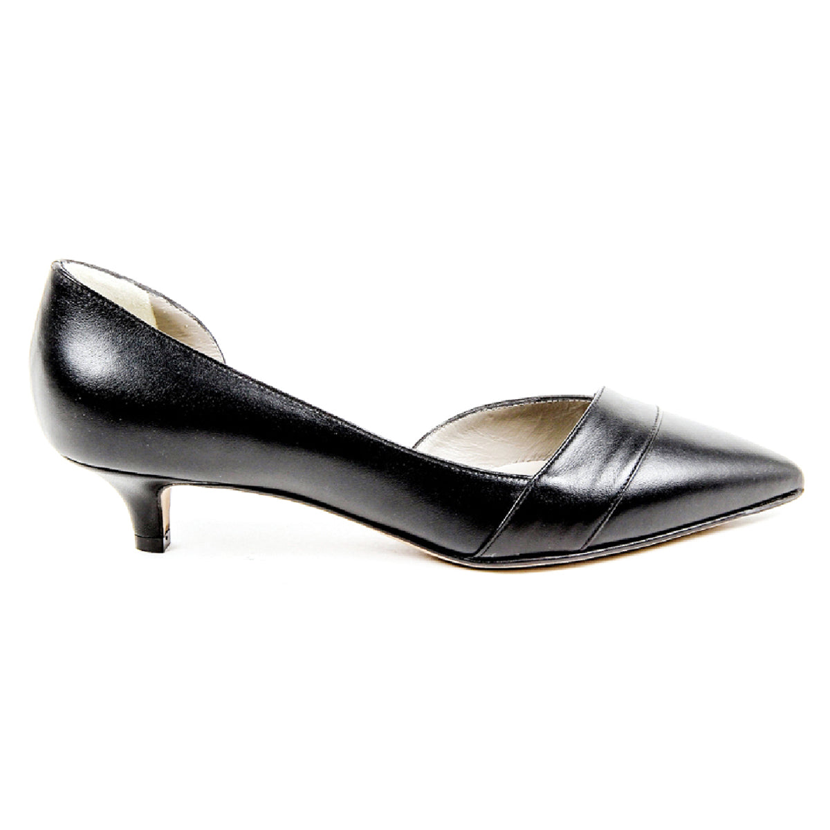Kiton - Zapatos de salón abiertos para mujer D39809 VIP NERO