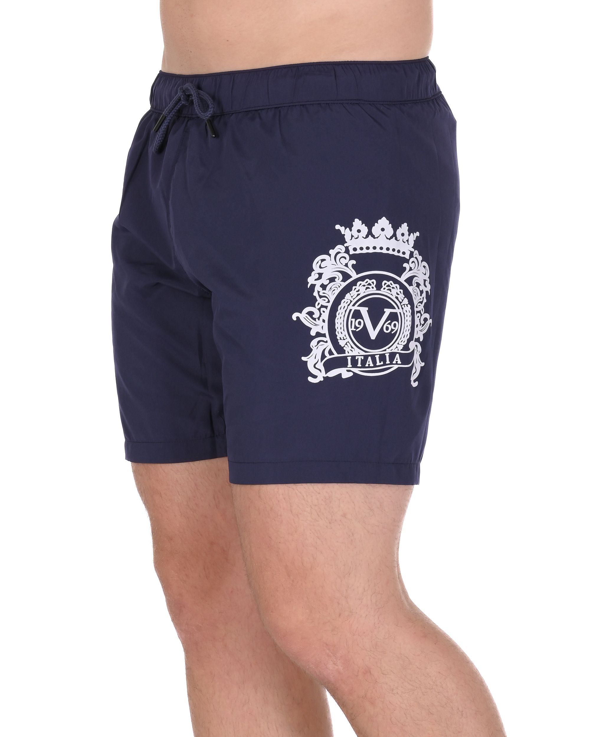 19V69 Italia Mens Swimwear Trunk VSC1MBM06 NAVY