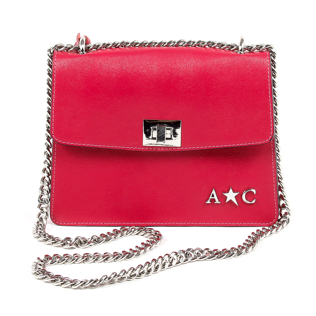Andrew Charles Womens Handbag Fuxia MELODY