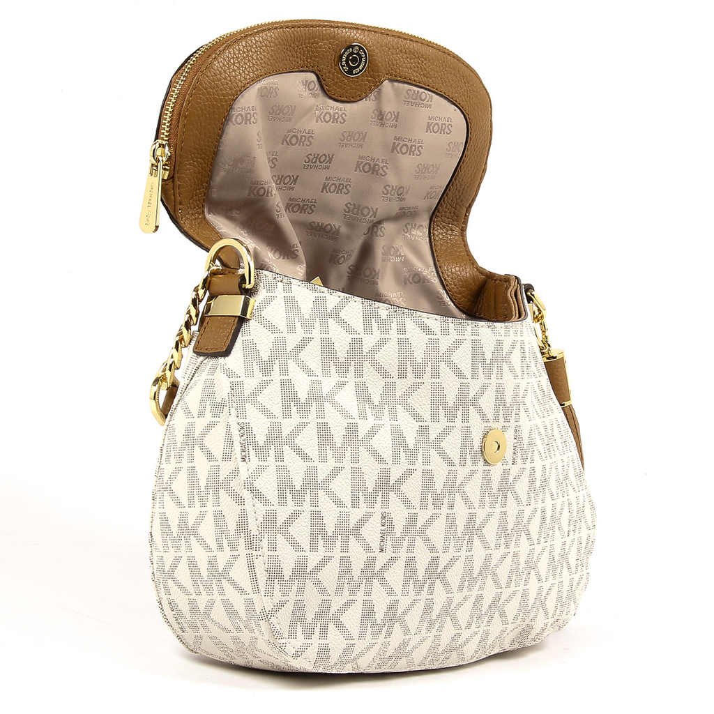 Michael Kors Womens Handbag BEDFORD 35T7GBFL2B VANILLA ACRN