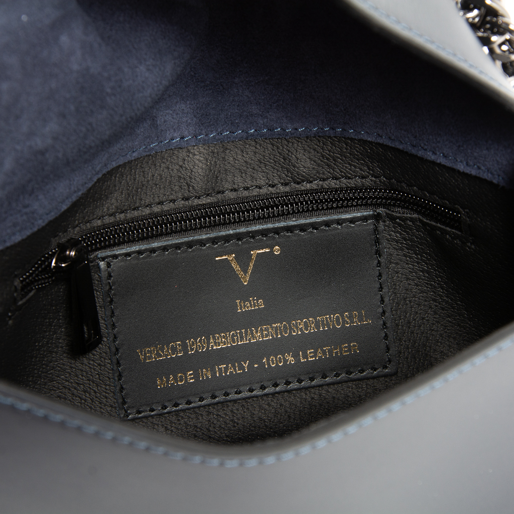 V 1969 Italia Bolso de mano para mujer azul DIADEMA