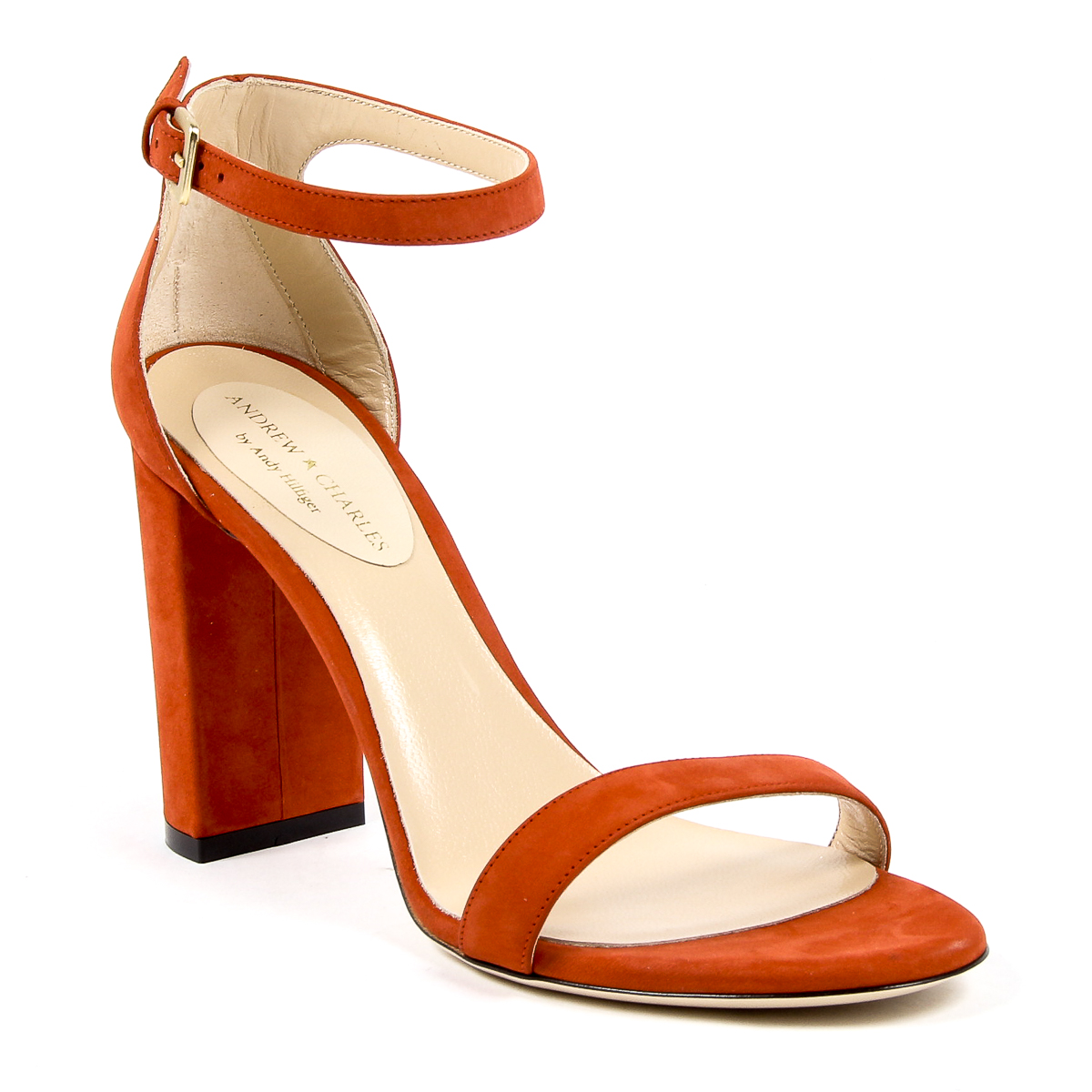 Andrew Charles Womens Sandal Red EMMA