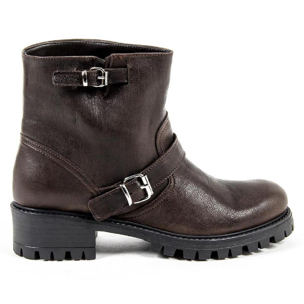 Bota corta para mujer V 1969 Italia B1441 VITELLO T. MORO