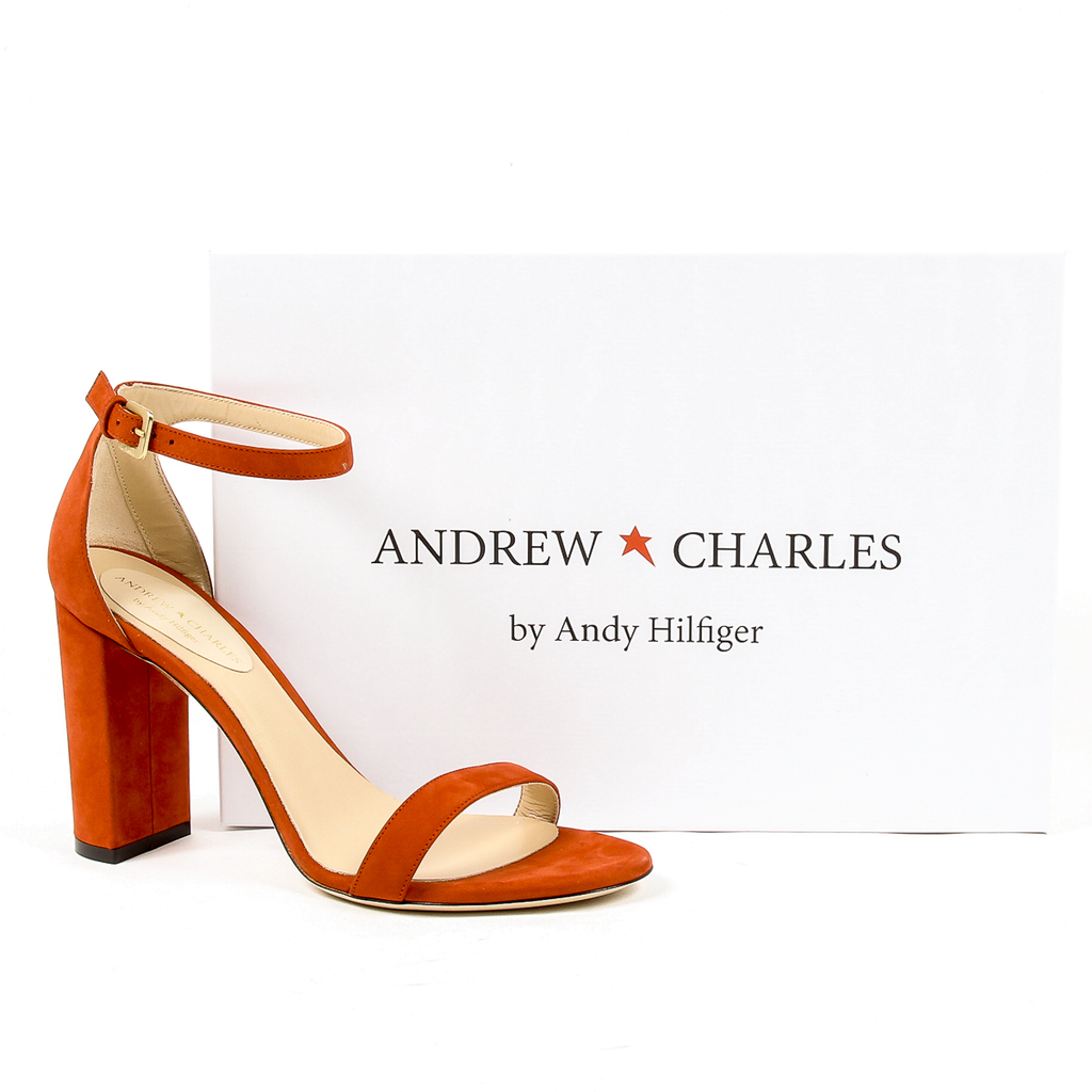 Andrew Charles Womens Sandal Red EMMA