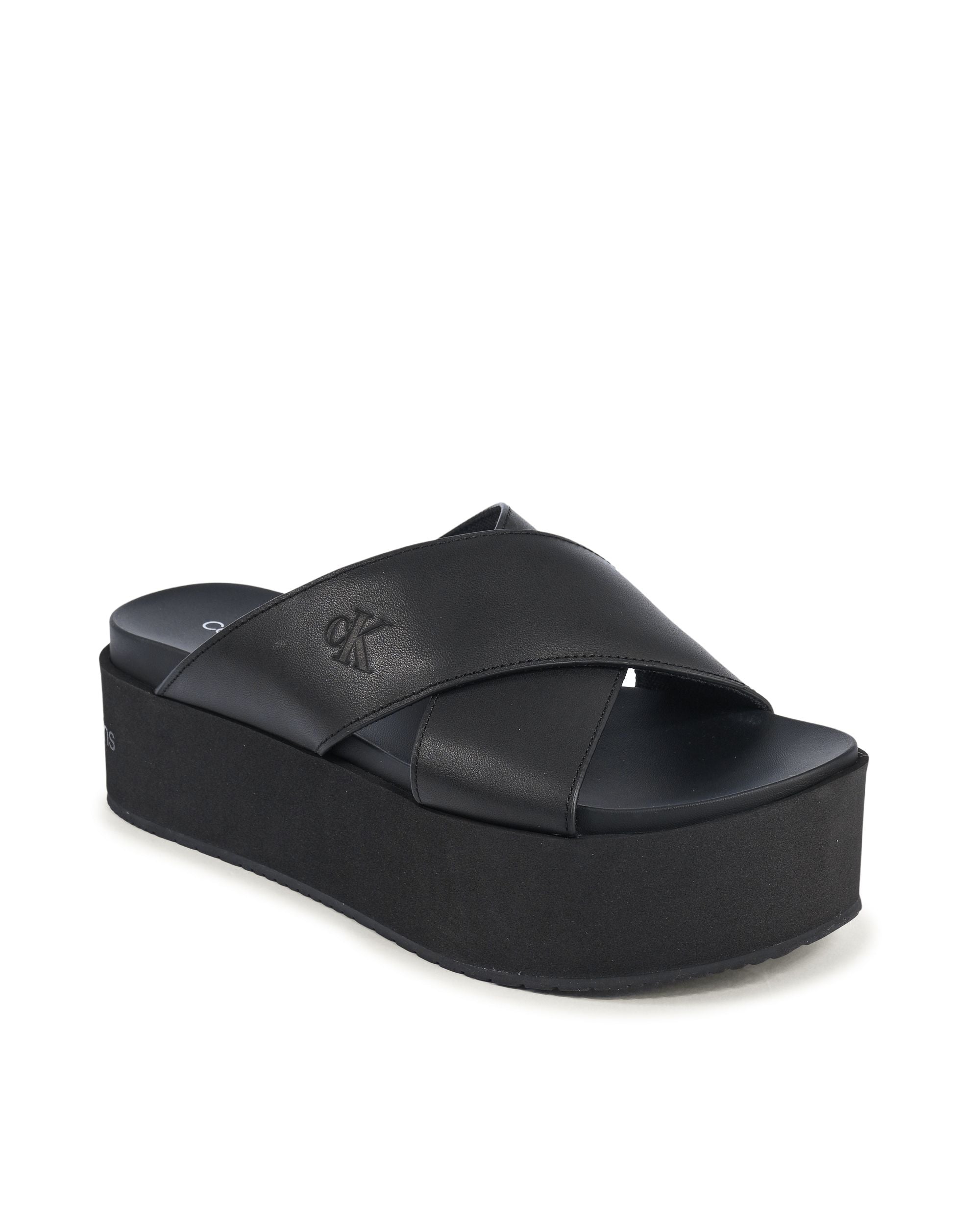 Sandalias Calvin Klein para mujer negras YW0YW013490GT