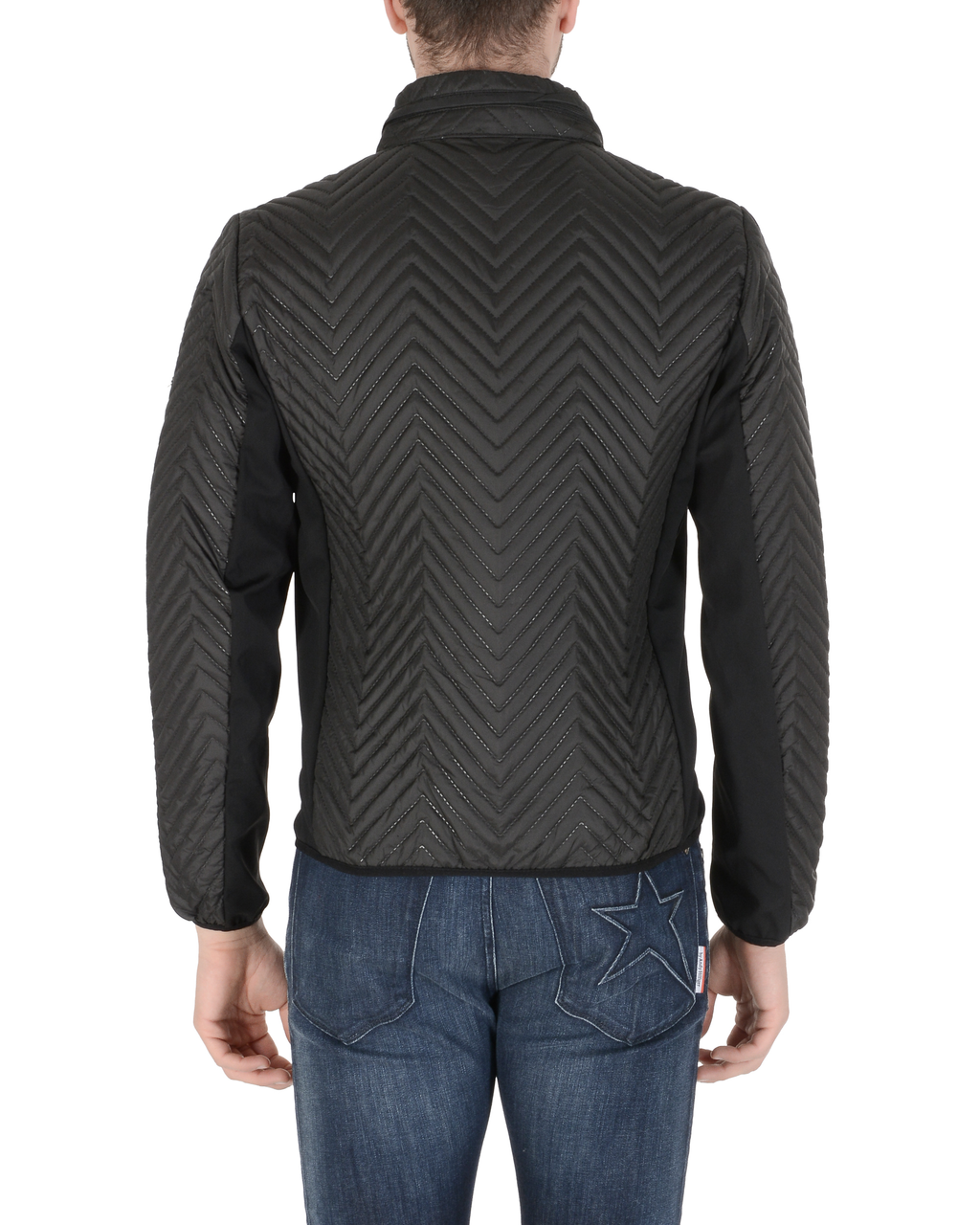 19V69 Italia Chaqueta para hombre Negra BRIAN BLACK