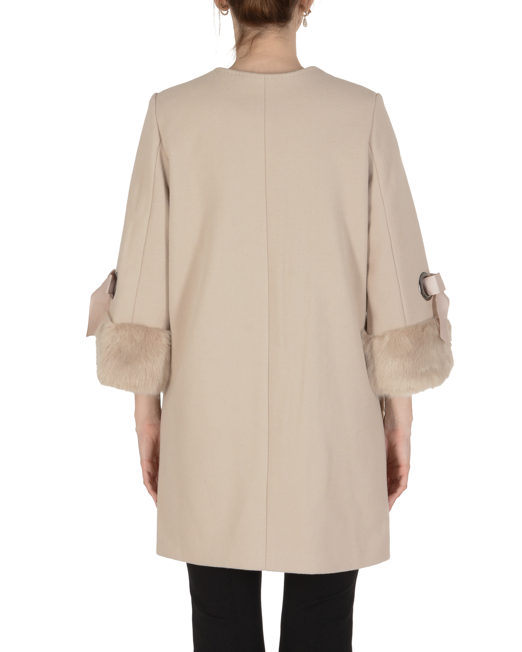 19V69 Italia Abrigo de mujer Beige RIN BEIGE