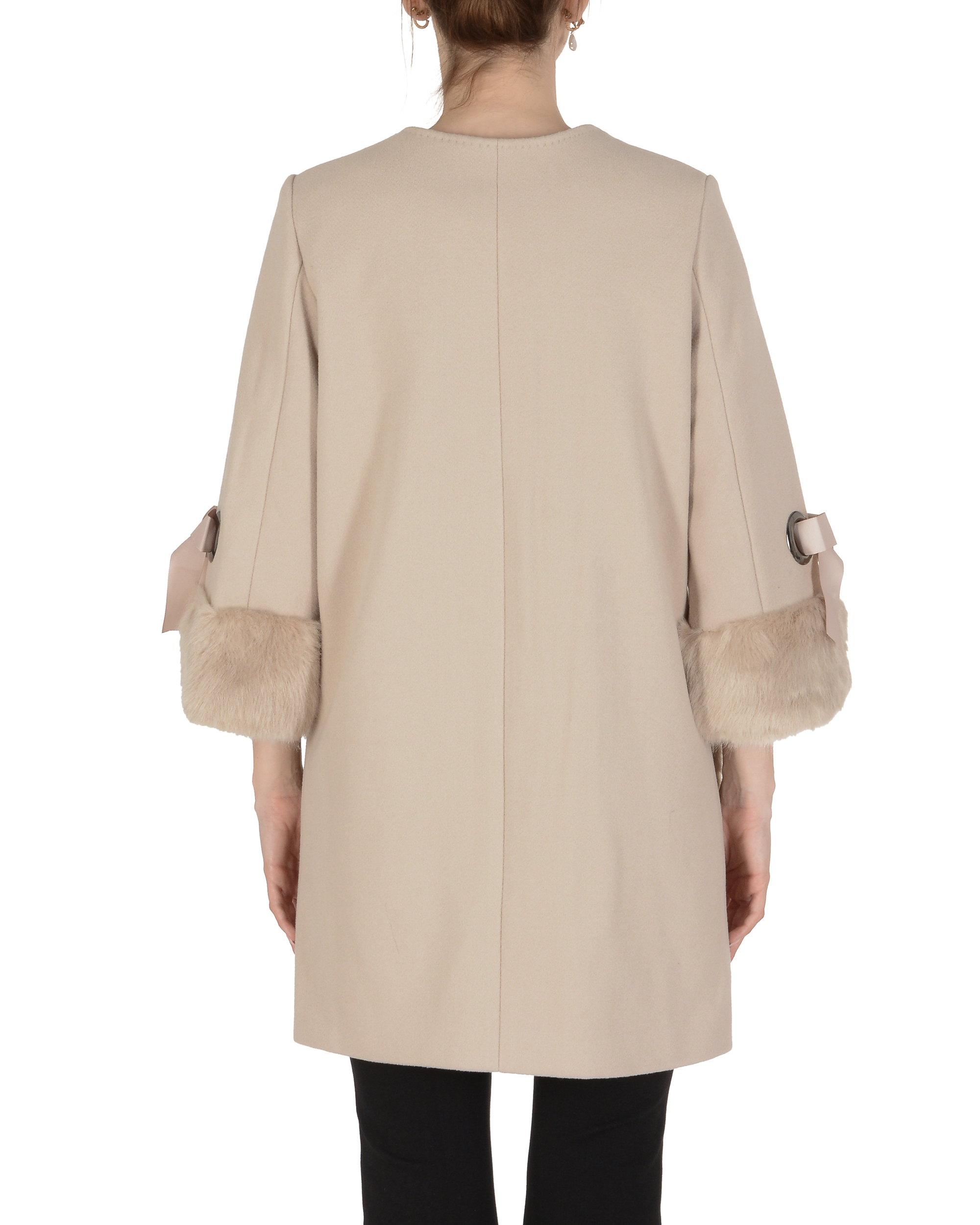 19V69 Italia Abrigo de mujer Beige RIN BEIGE