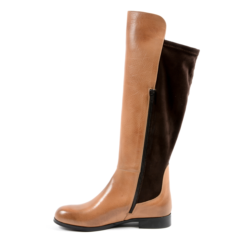 V 1969 Italia Bota alta para mujer marrón GRAPE