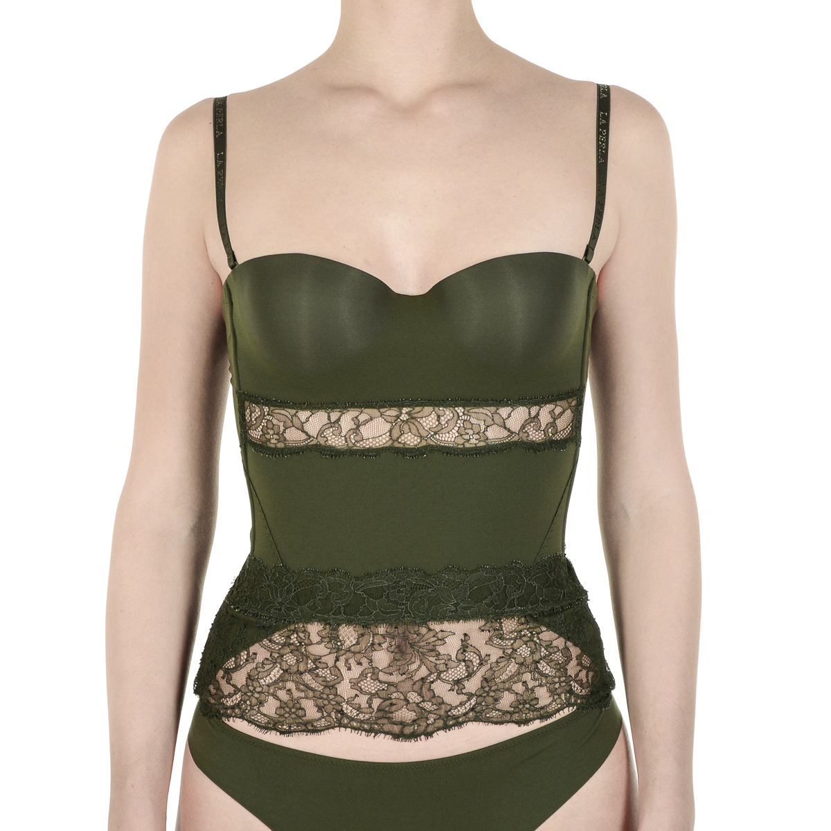 La Perla Top Womens Bustier Dark Green