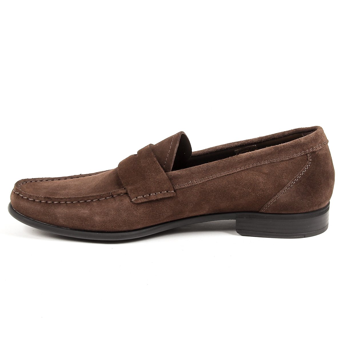 Mocasines V 1969 Italia para hombre, color marrón, LEONARDO