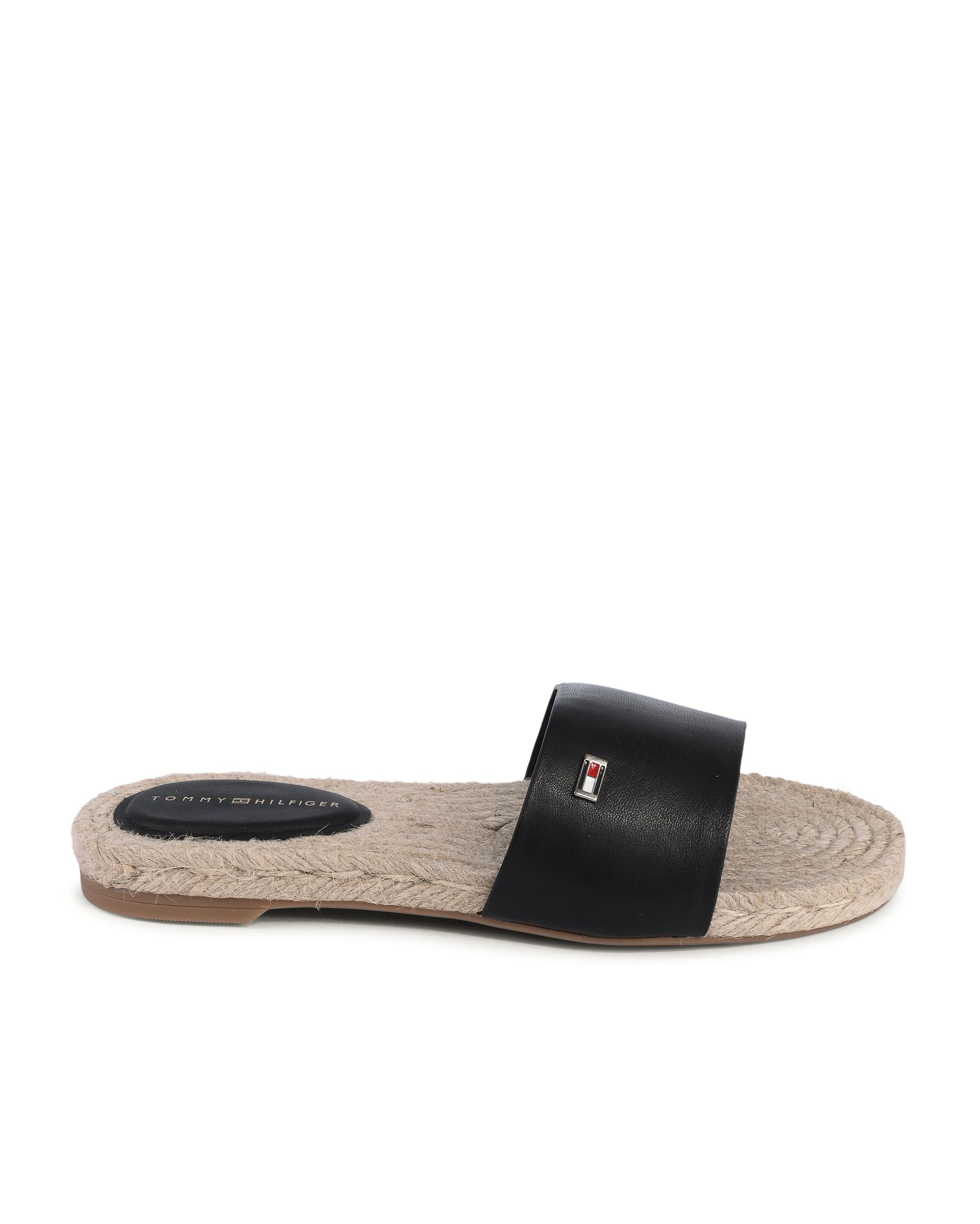 Alpargatas Tommy Hilfiger para mujer negras FW0FW07933BDS