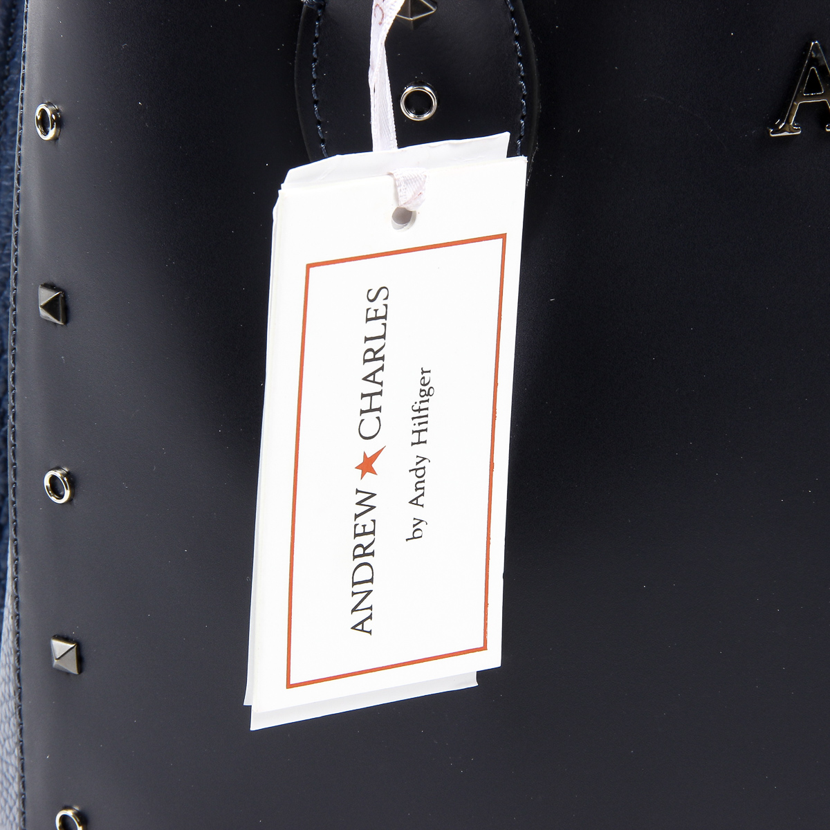 Andrew Charles Womens Handbag Dark Blue NELLY