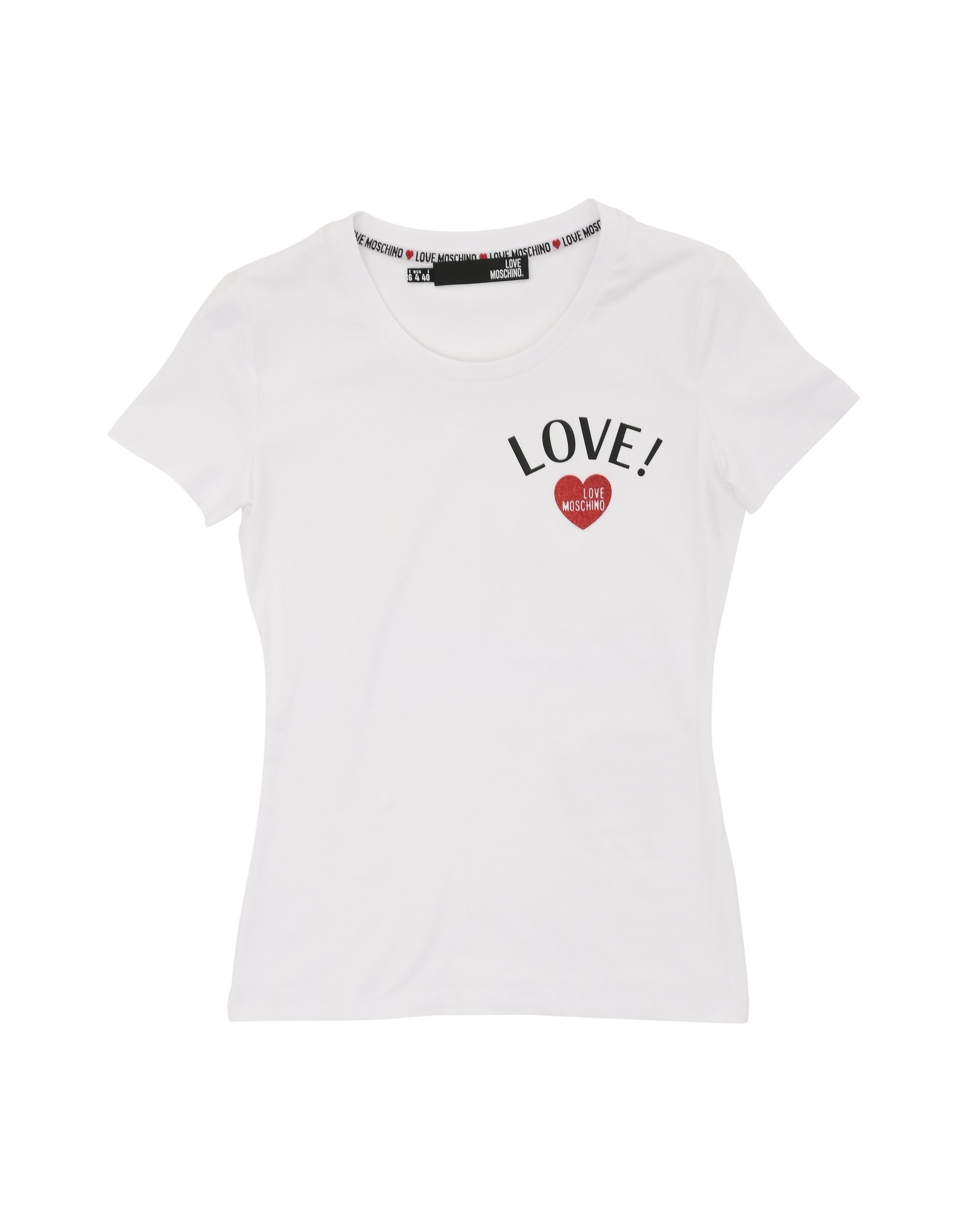 Camiseta Love Moschino para mujer W 4 H19 12 E 1951 A00 BLANCO ÓPTICO