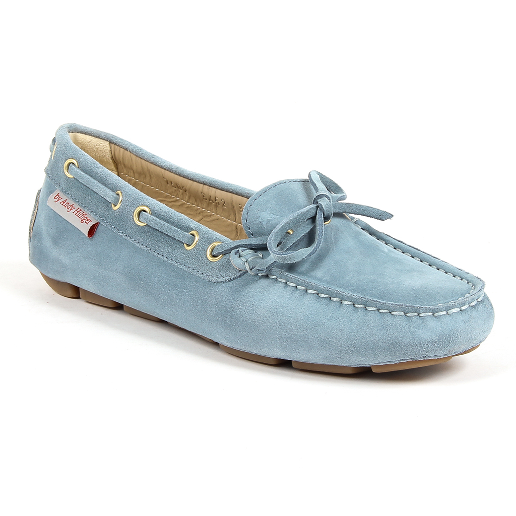 Mocasín Andrew Charles para mujer azul claro CAMILLA