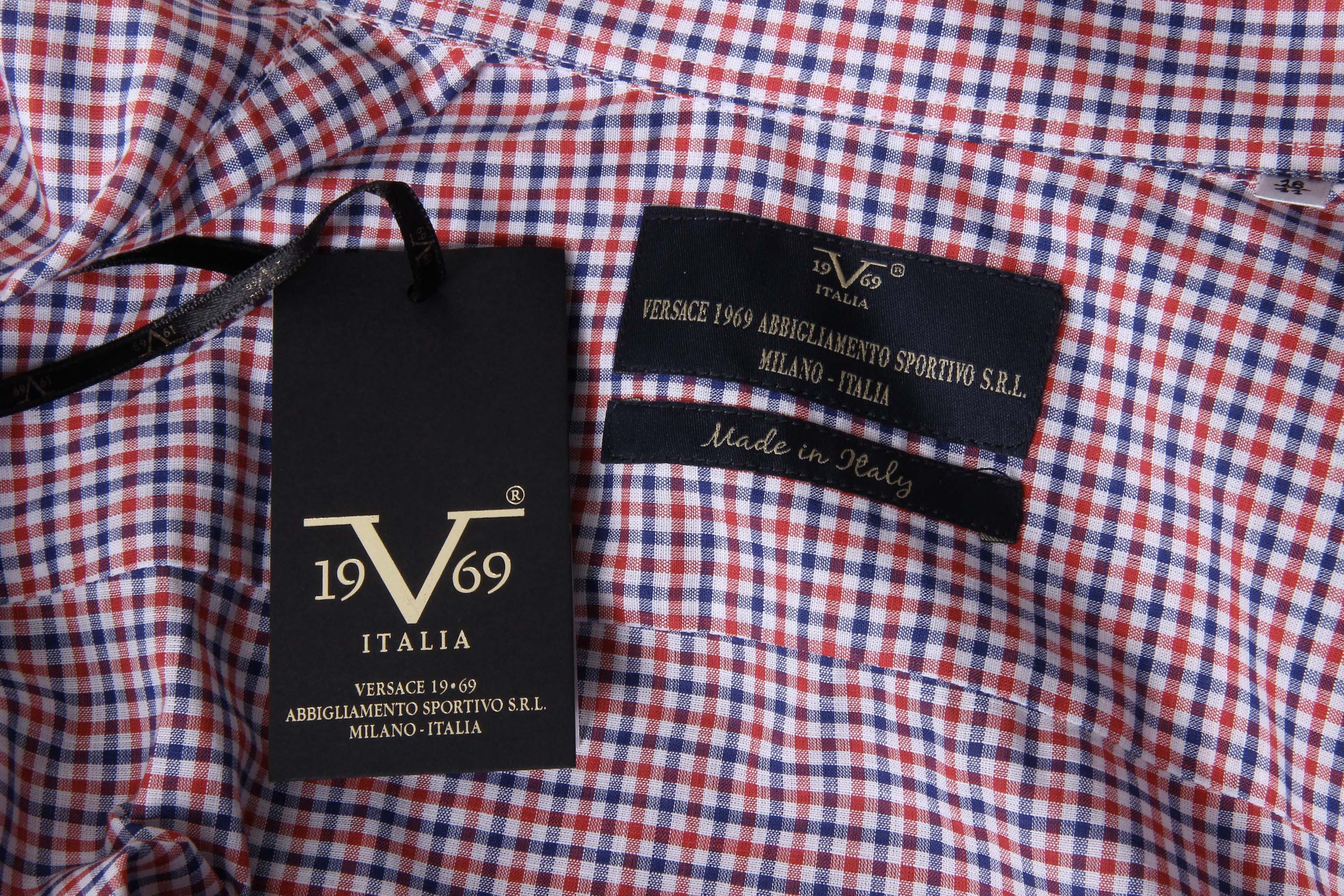 Camisa de cuello abotonado para hombre V 1969 Italia 627 VAR. 10