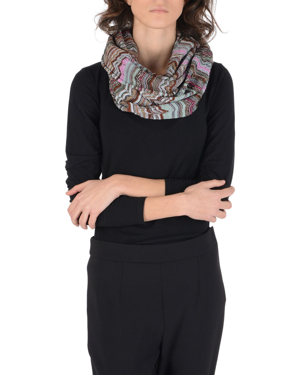 Calentador de cuello Missoni para mujer multicolor CO12WMD60990003