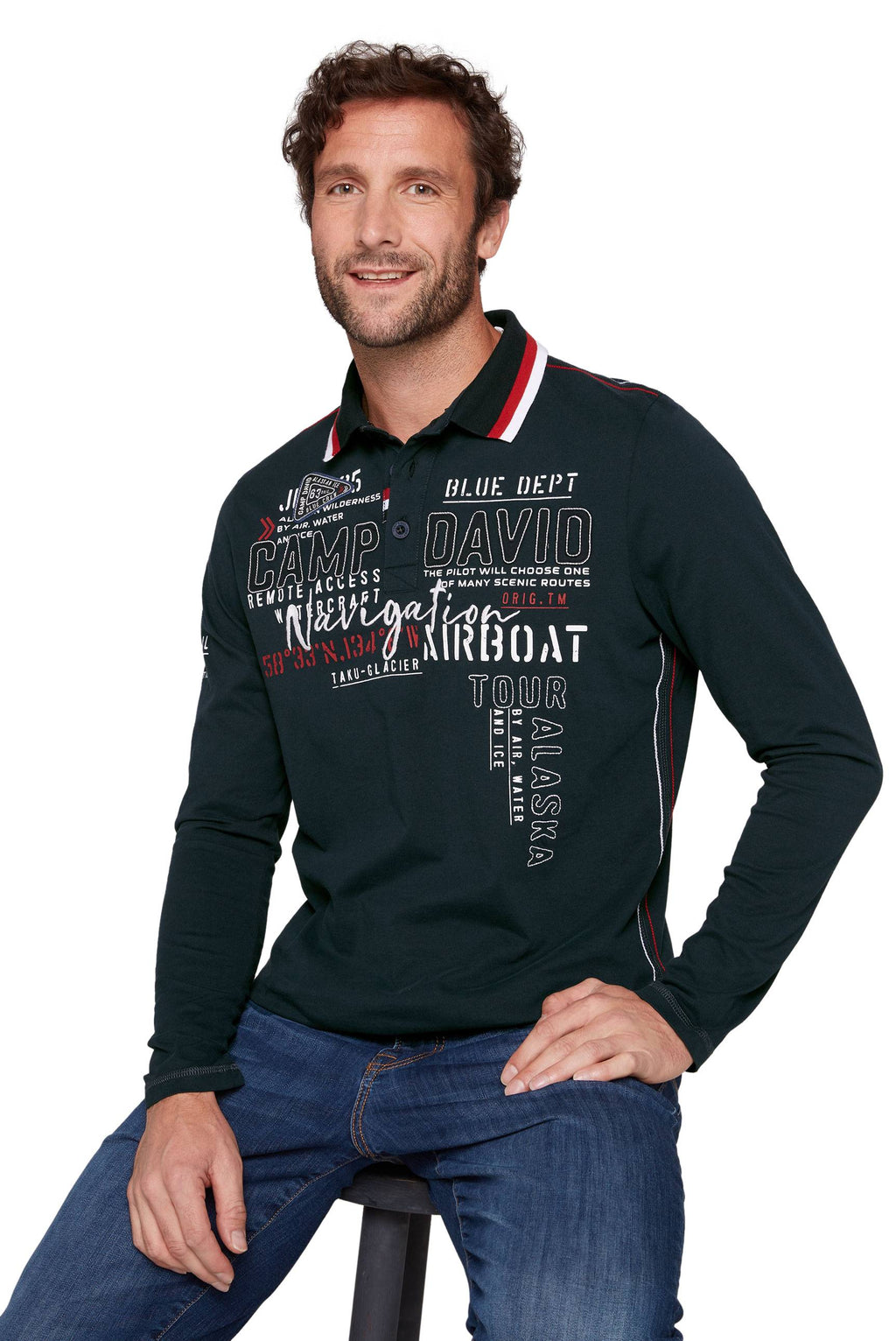 Polo para hombre de Camp David