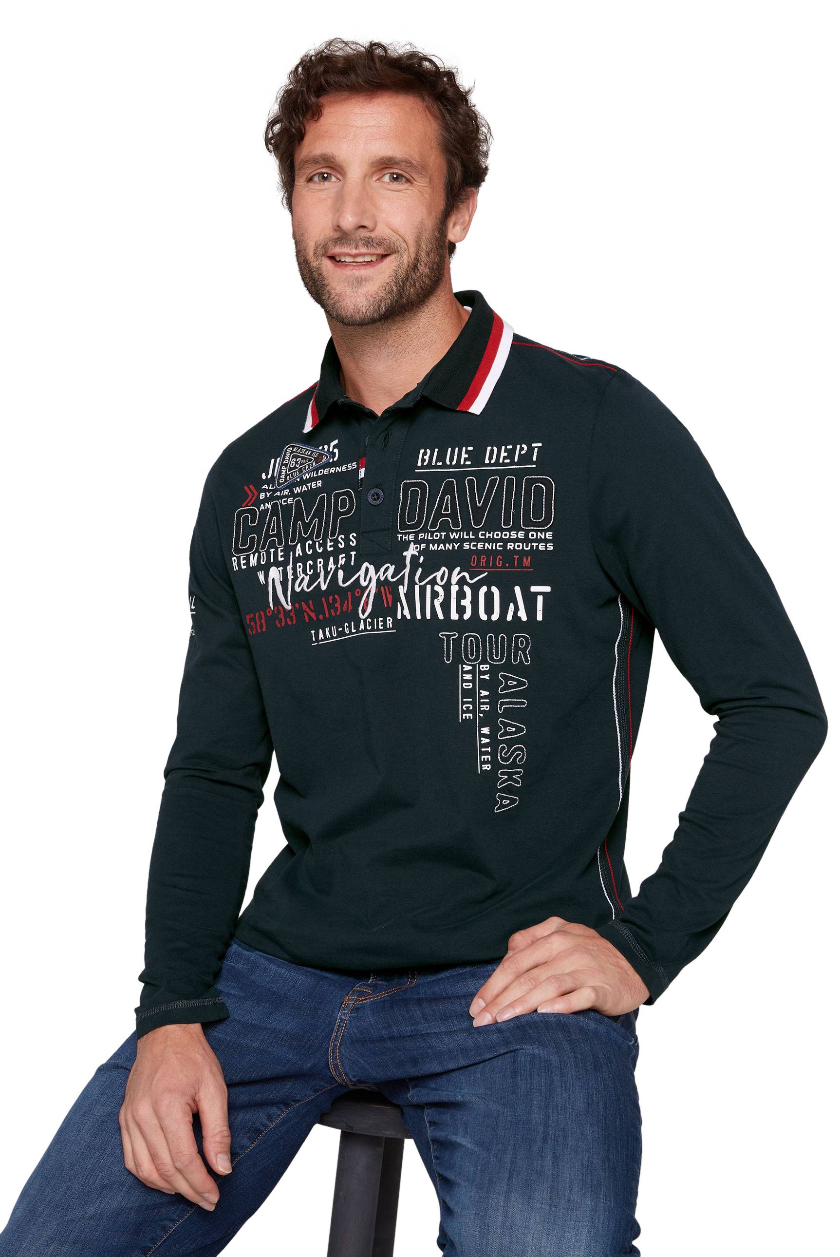 Polo para hombre de Camp David