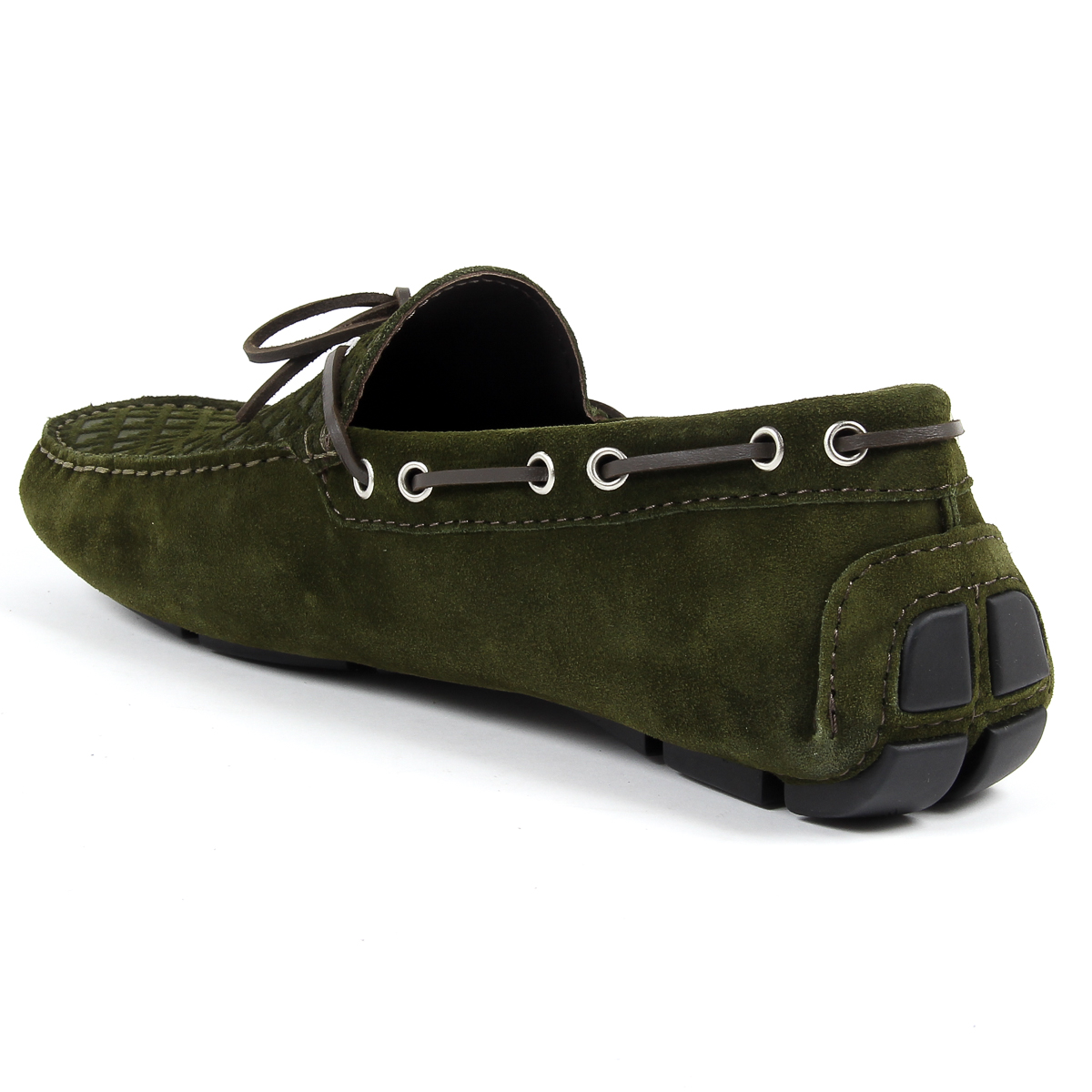 Mocasines V 1969 Italia para hombre, color verde, KARL