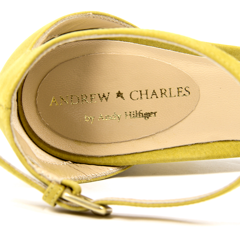 Andrew Charles Womens Sandal Yellow EMMA