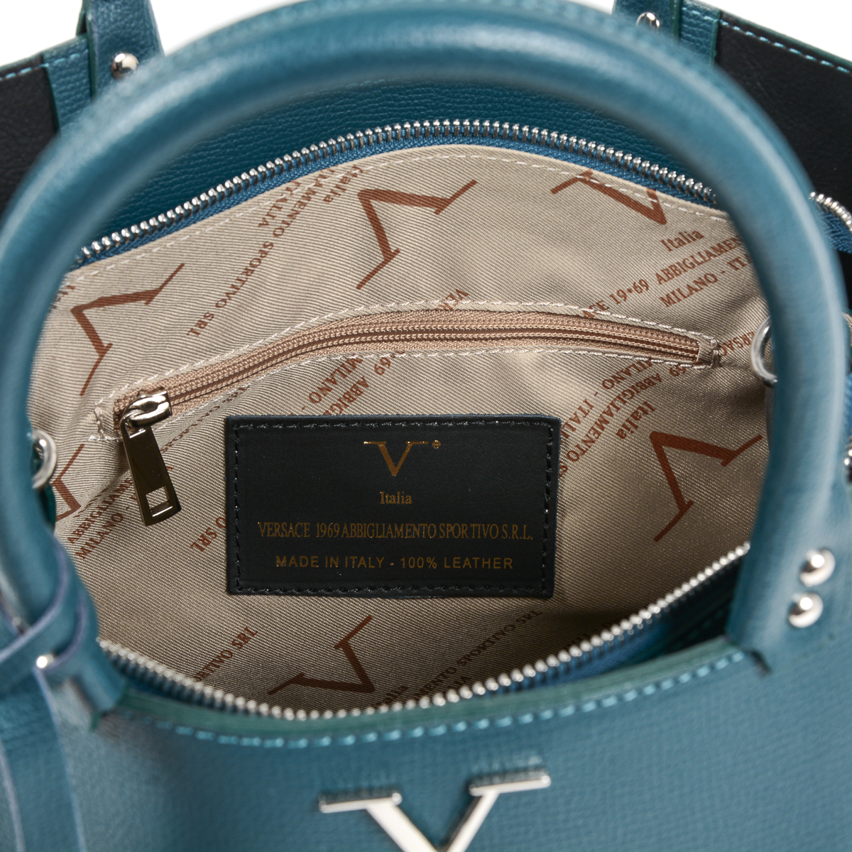 Bolso de mano para mujer V 1969 Italia Verde TATIANA