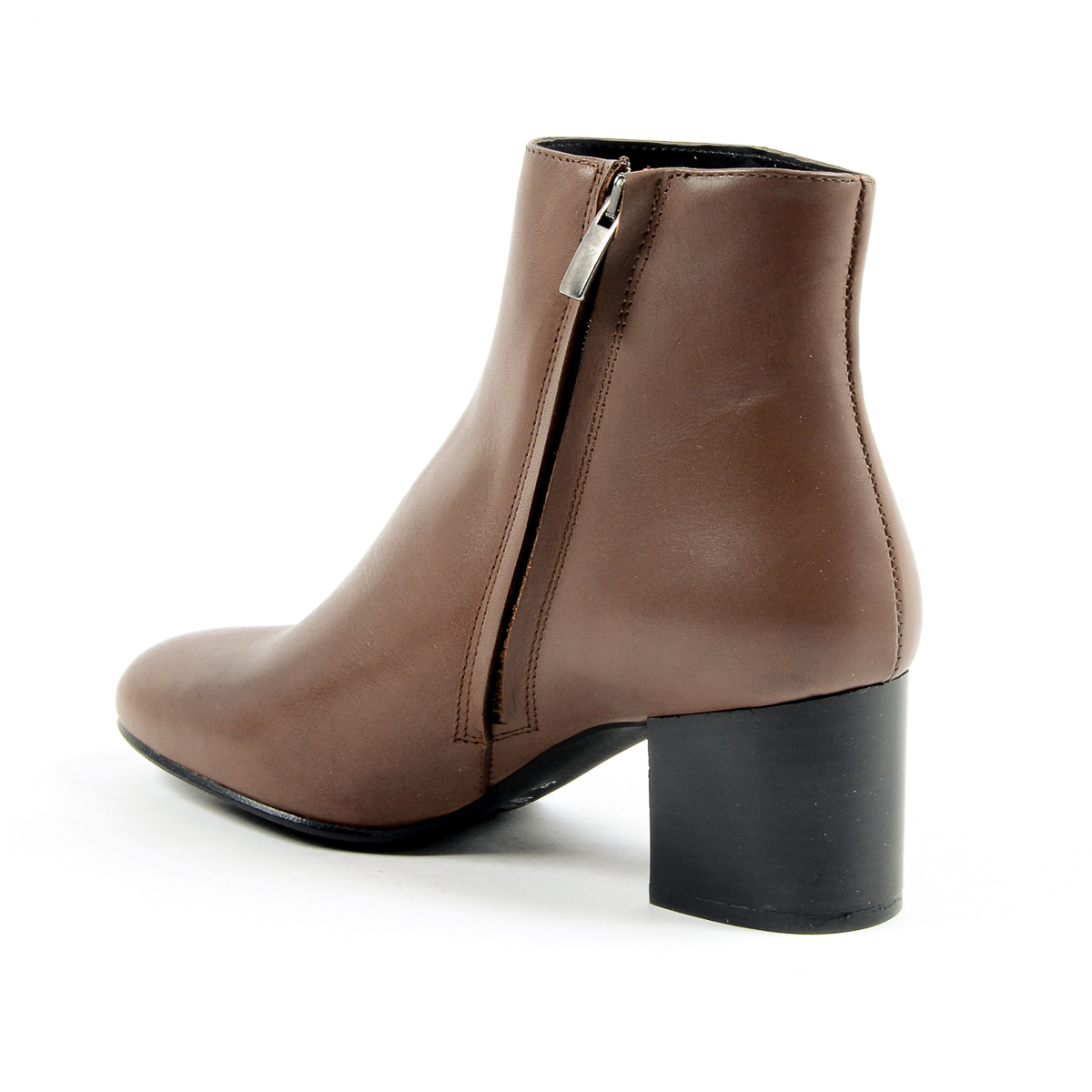V 1969 Italia Womens Heeled Ankle Boot Brown MAD