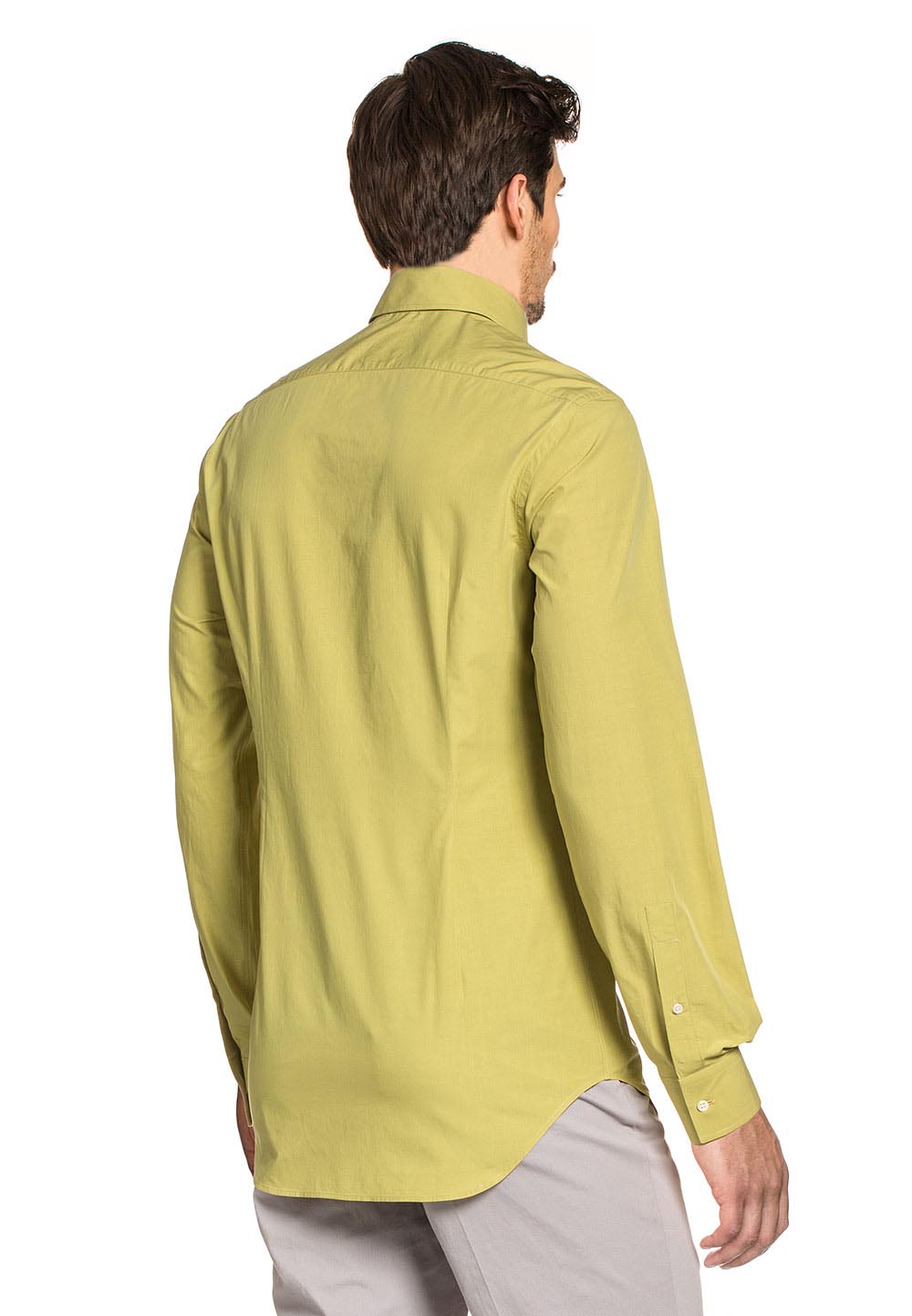 Camisa de cuello abotonado ajustada para hombre V 1969 Italia SBD31