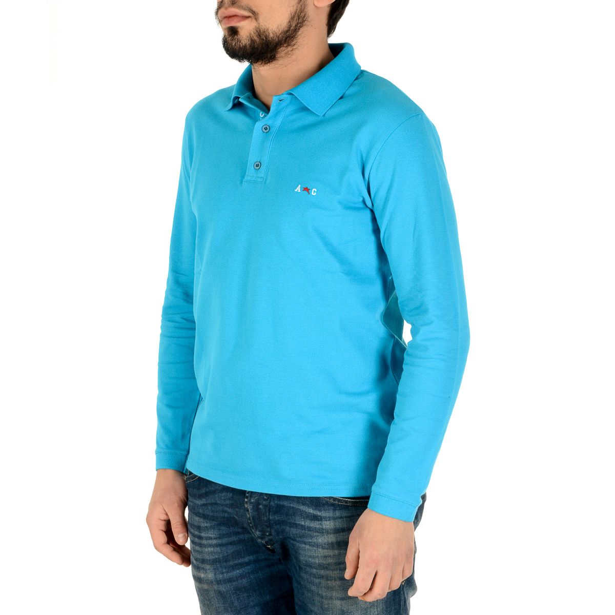 Polo para hombre Andrew Charles By Andy Hilfiger PT160 32001 ALABAMA AZUL