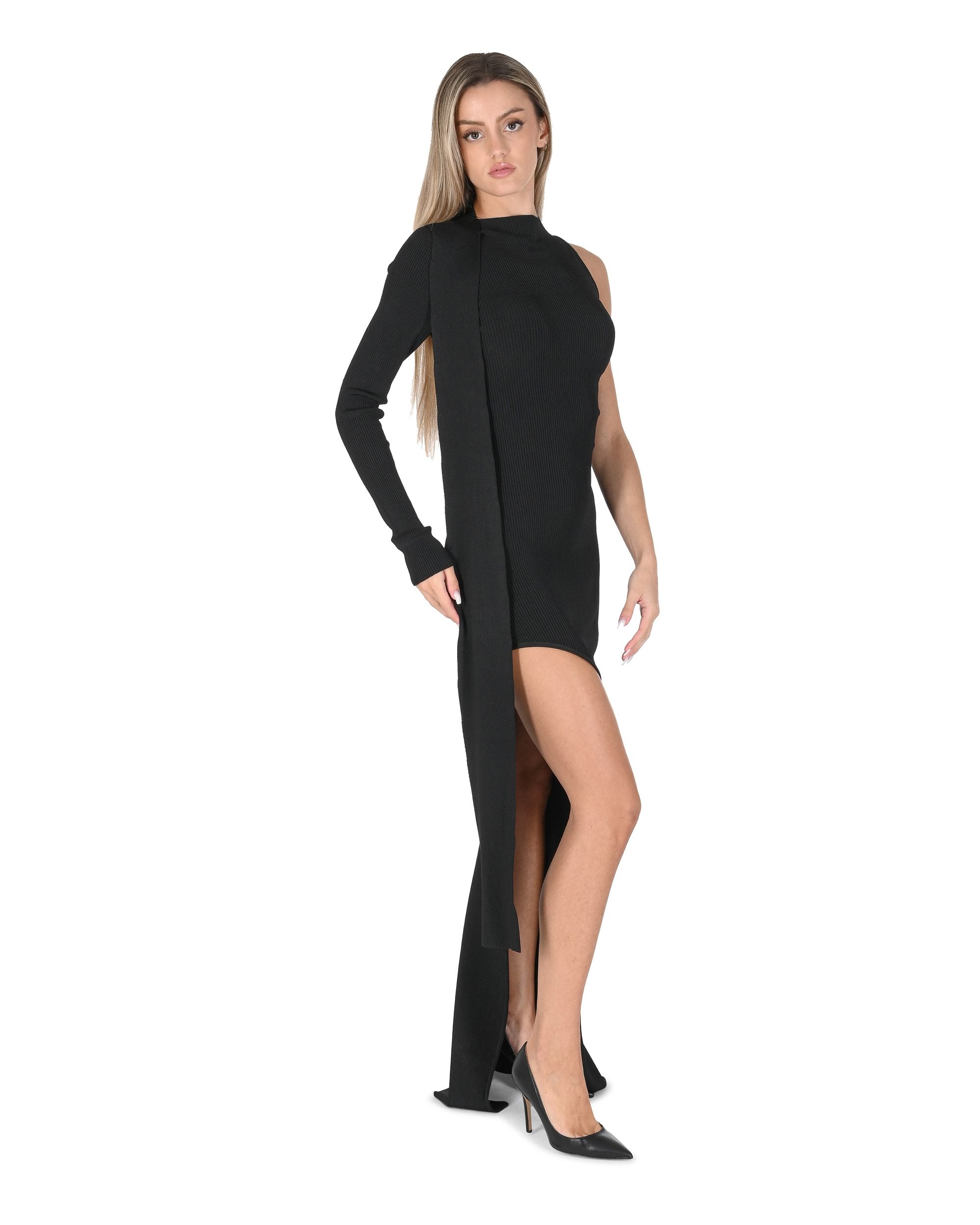 Vestido de mujer David Koma AW24DKKN22DL NEGRO 801