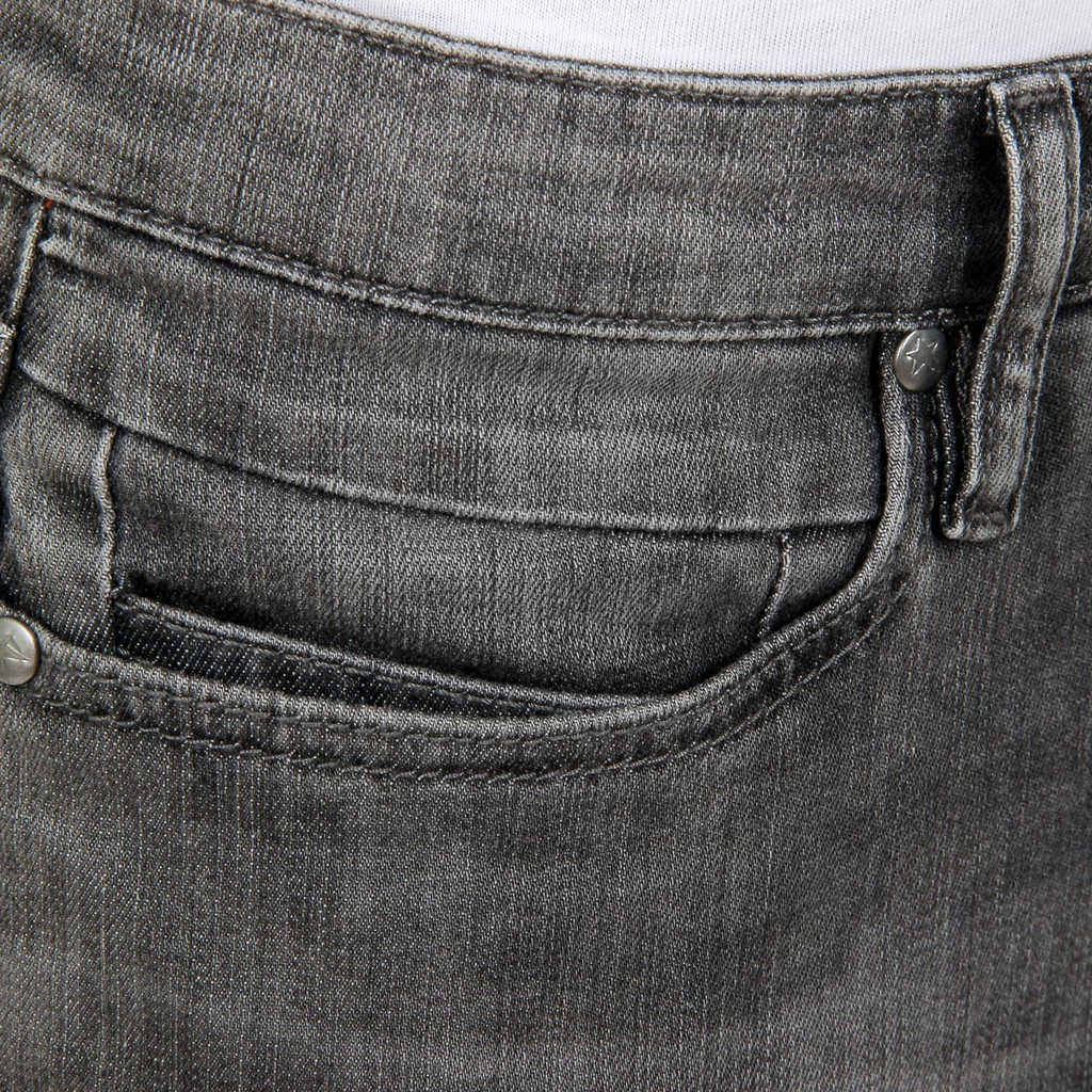 Vaqueros Andrew Charles para hombre, gris, enero