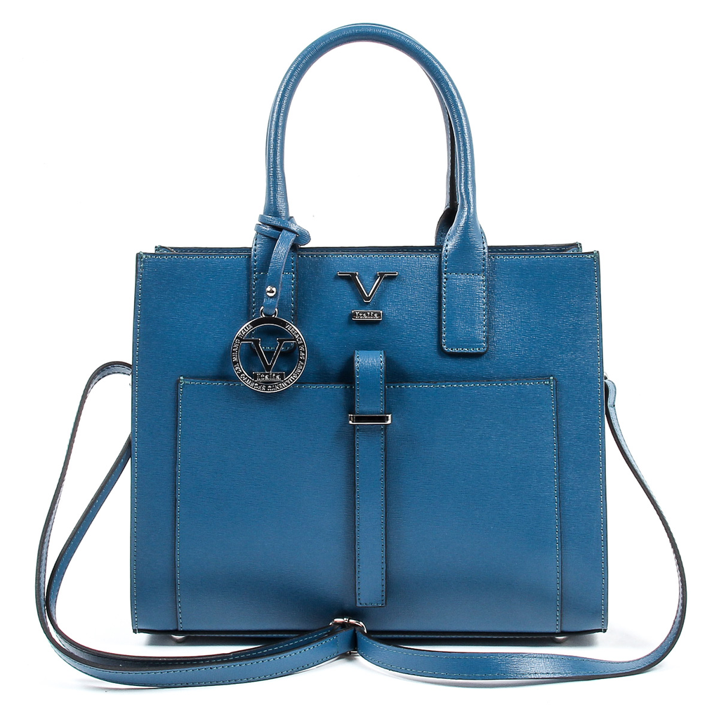 V 1969 Italia Bolso Mujer V006-S SAFFIANO PETROLIO